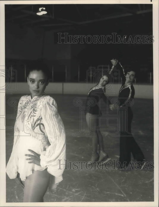 1990 Press Photo Rachael Crawford, Tai Babilonia & Randy Gardner in On Thin Ice.