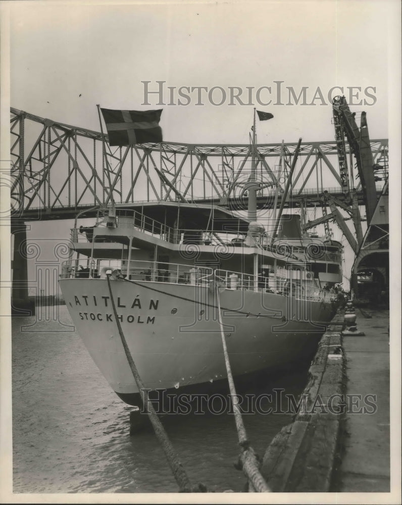 1964 Press Photo Atitlan:S.S. in Stockholm, Sweden - nox04093- Historic Images