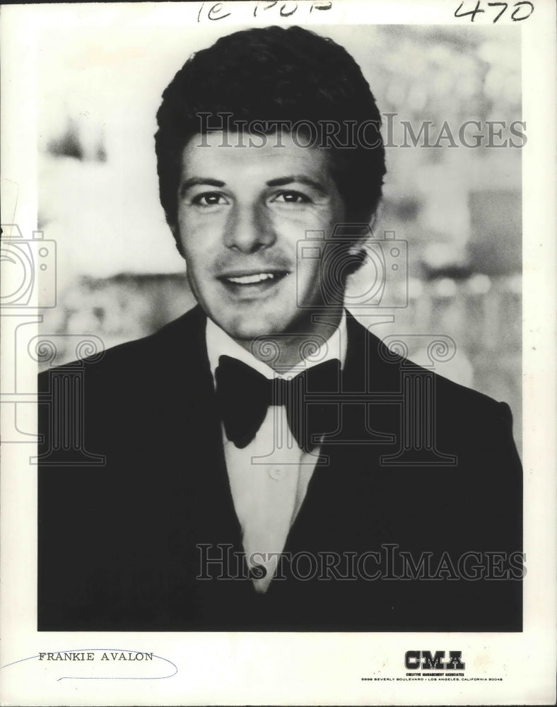 1973 Press Photo Frankie Avalaon, singer, entertainer and actor. - nox04146