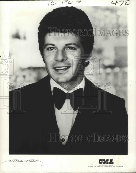 1973 Press Photo Frankie Avalaon, singer, entertainer and actor. - nox04146