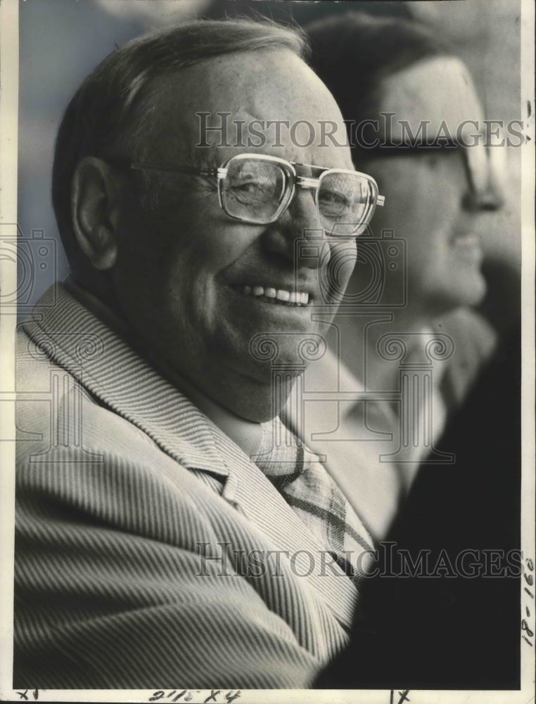 1977 Press Photo Gene Autrey, country singer and owner of the Los Angeles Angels