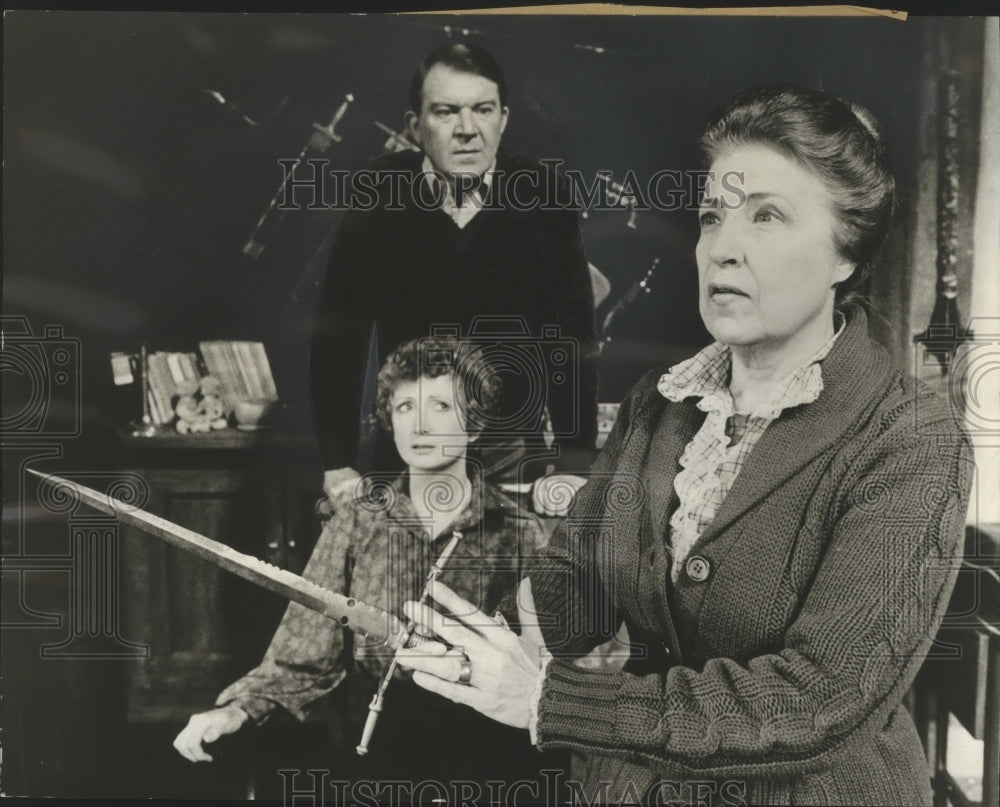 1980 Press Photo Marian Baer stars in Deathtrap. - nox04311
