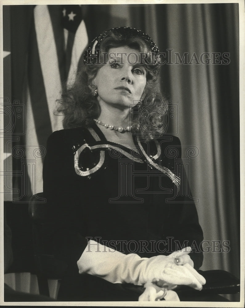 1985 Press Photo Susan Anspach Stars in James A. Michener's Space - nox04516