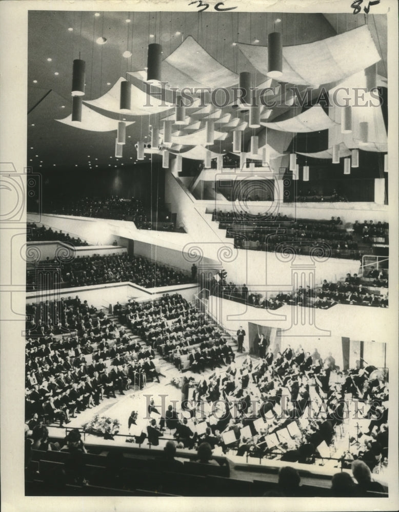 1964 Press Photo New Berlin Philharmonic Hall in Germany - nox04842- Historic Images