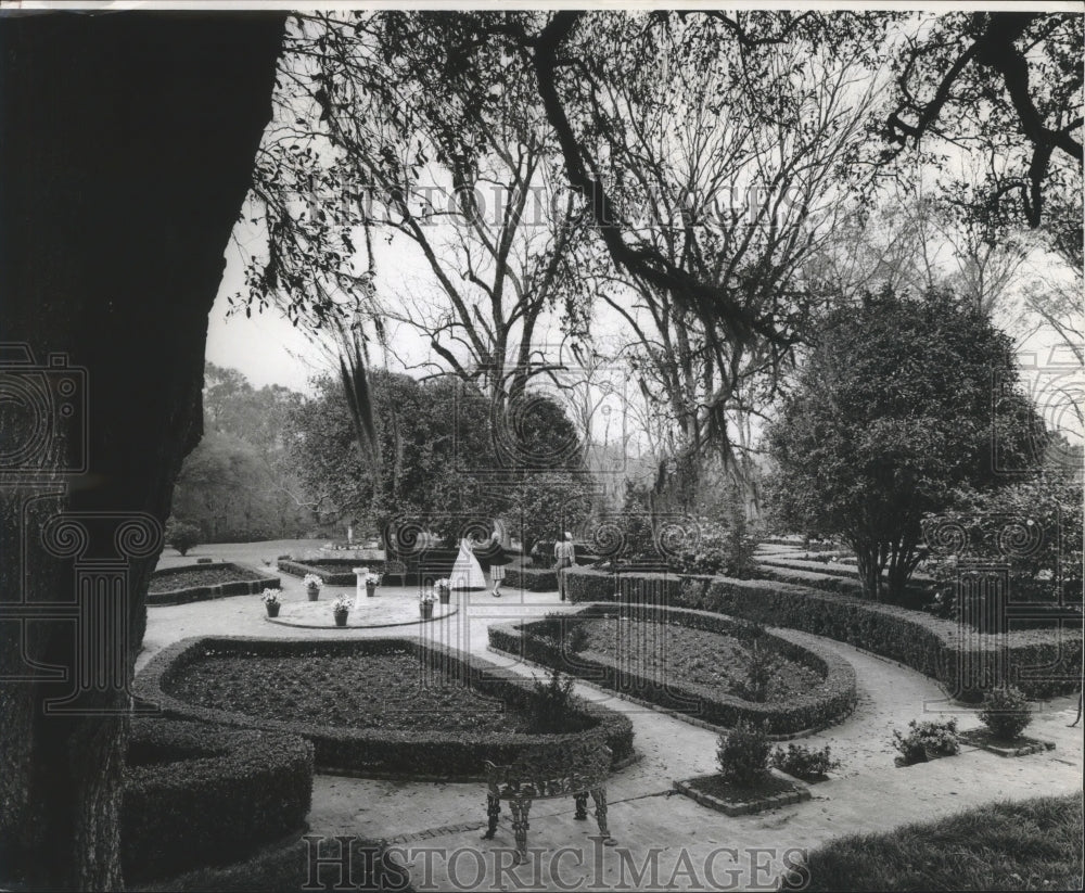 1974 Press Photo Afton Villa Gardens at Audubon Park - nox05028