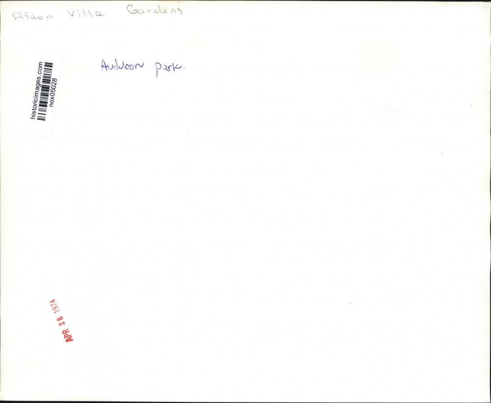 1974 Press Photo Afton Villa Gardens at Audubon Park - nox05028