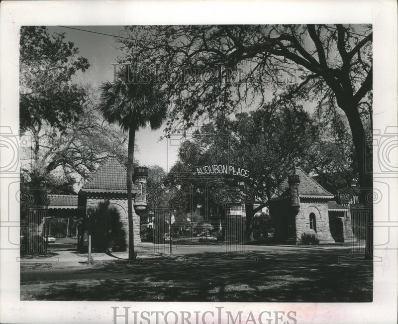 Load image into Gallery viewer, 1965 Press Photo Audubon Place masonry structures unchanged over 70 years
