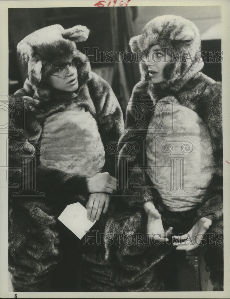 1985 Press Photo Justine Bateman and Marc Price in "Cold Storage" on NBC-TV