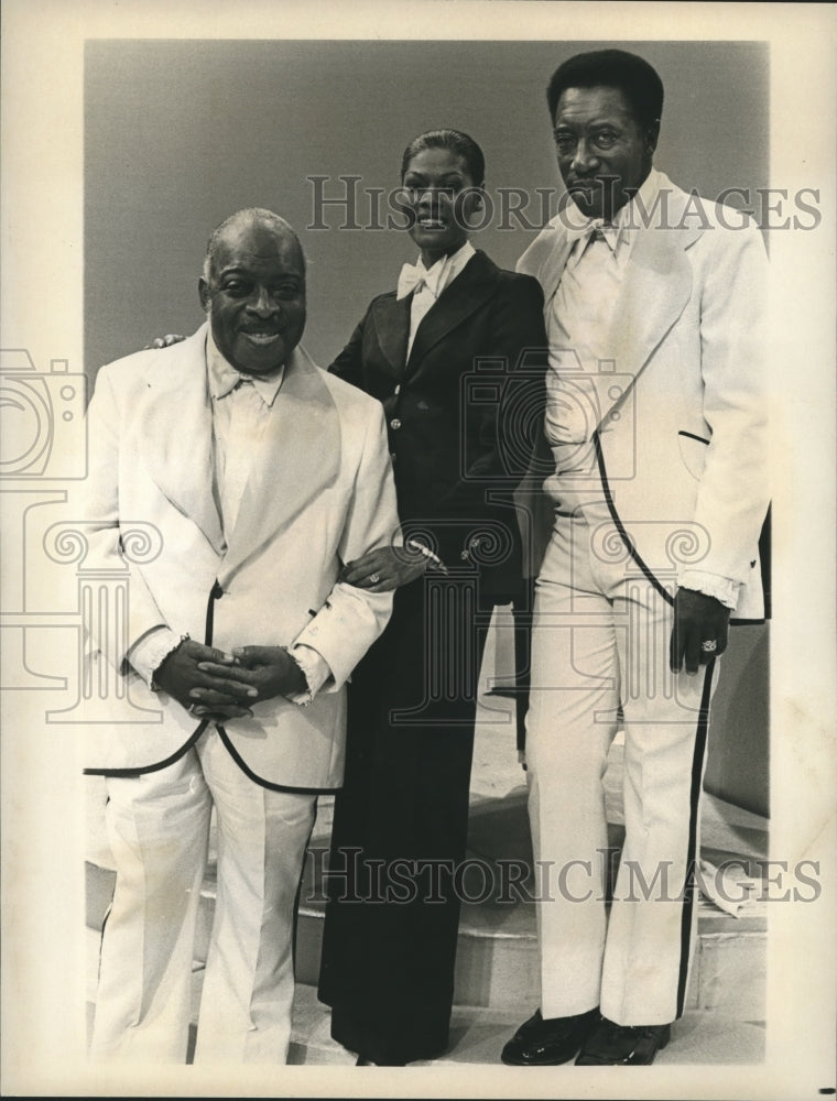 1976 Press Photo Three Stars in the The Original All Star Jazz Show - nox06336