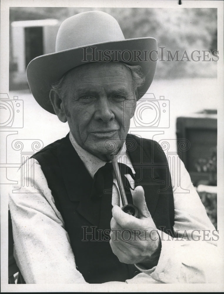 1967 Press Photo Charles Bickford Stars in The Virginian - nox06451