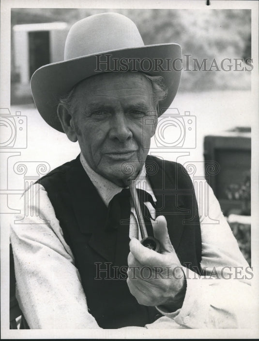 1967 Press Photo Charles Bickford Stars in The Virginian - nox06451