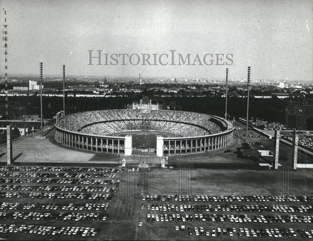 1969 Press Photo Olympic Stadium in West Berlin, Germany - nox06770