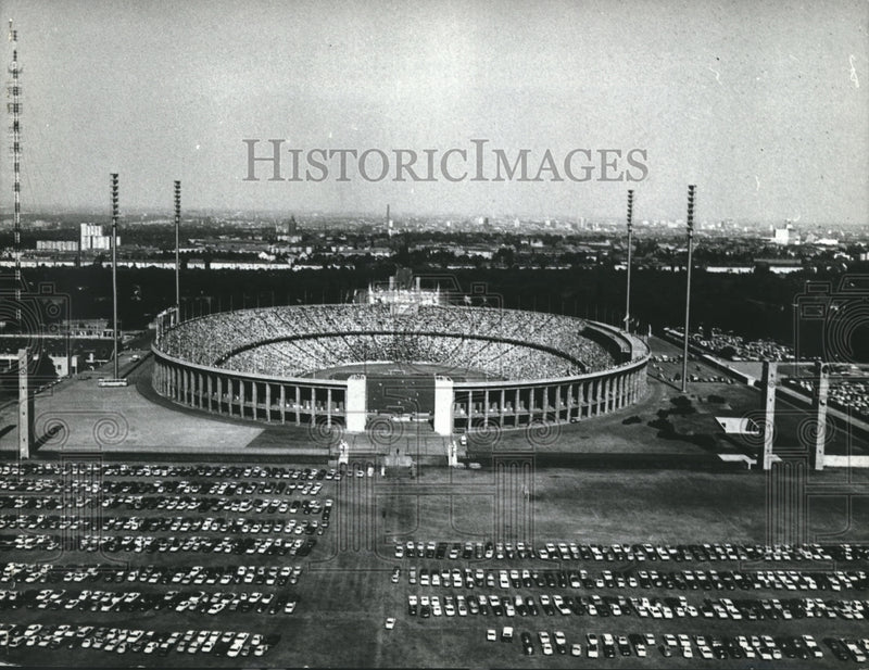 Load image into Gallery viewer, 1969 Press Photo Olympic Stadium in West Berlin, Germany - nox06770
