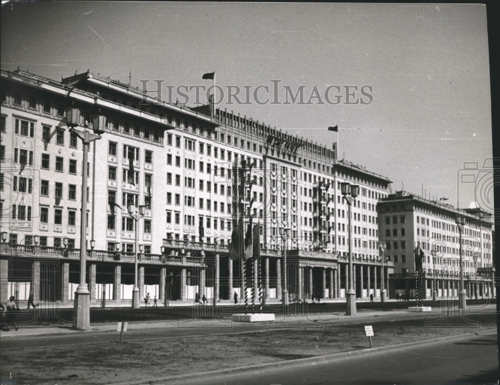 1969 Press Photo Building in Berlin, Germany - nox06790