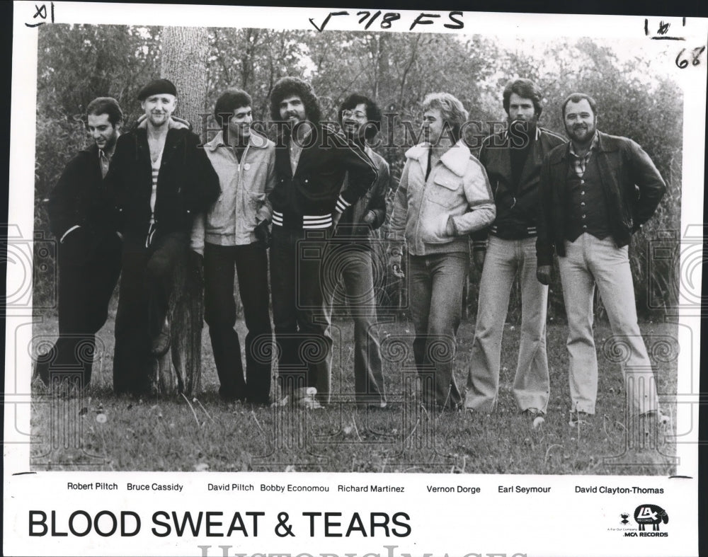 1980 Press Photo Blood Sweat & Tears Singers - nox06896