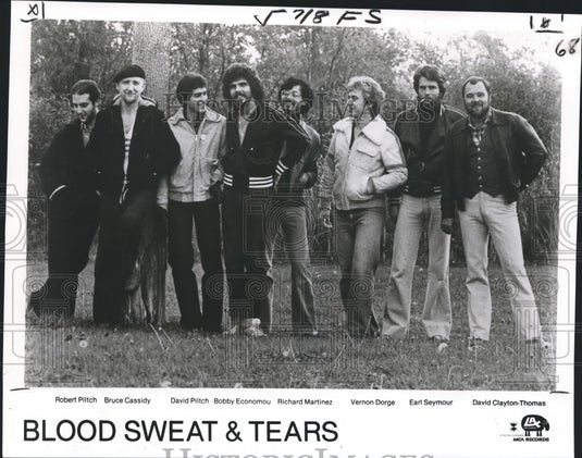 1980 Press Photo Blood Sweat & Tears Singers - nox06896