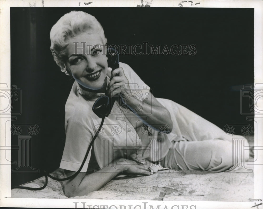 1956 Press Photo Vivian Blaine Stars in A Hatful of Rain - nox06903