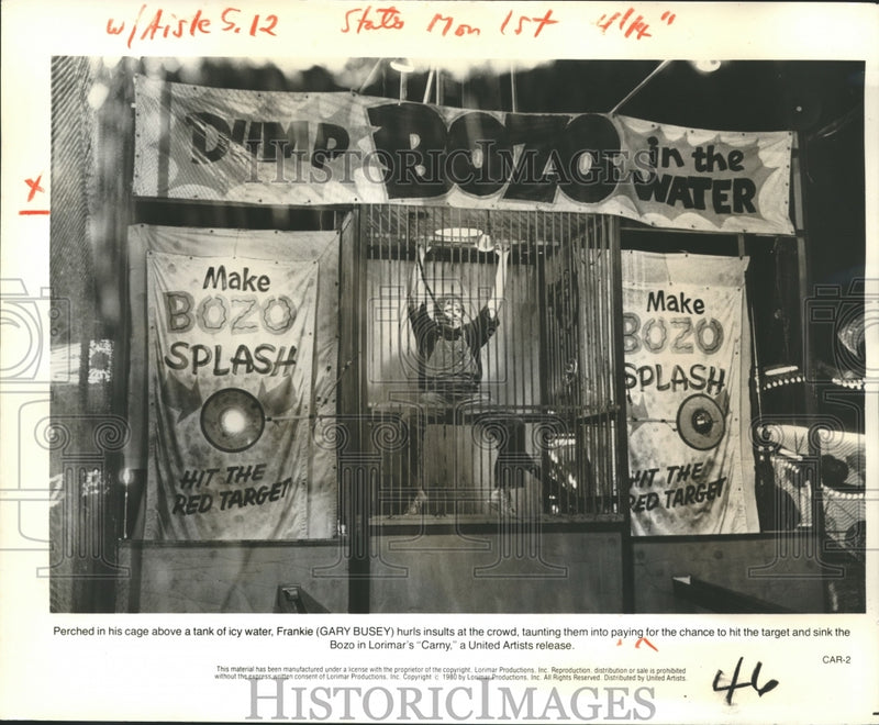 Load image into Gallery viewer, 1980 Press Photo Actor Gary Busey in Scene From Carny - nox07246
