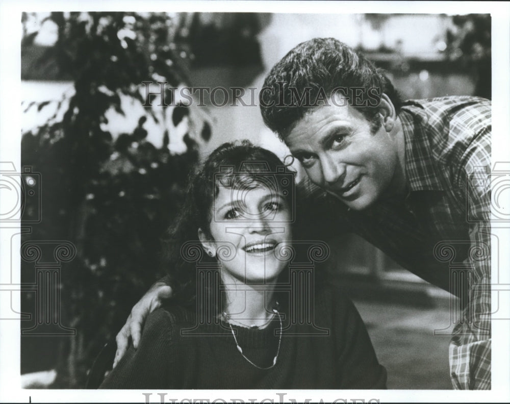 1982 Press Photo Lee Bryant and William Shatner in "Hooker" on ABC-TV