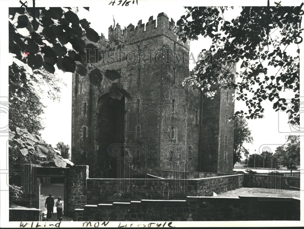 1981 Press Photo Ireland - Restored Bunratty Castle in County Cork - nox07303