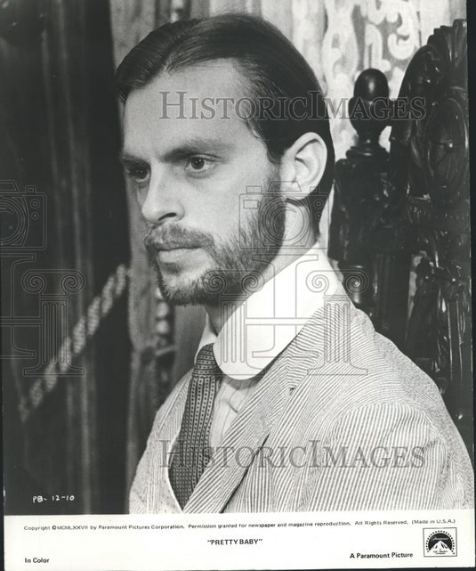 1978 Press Photo Keith Carradine as E.J. Bellocq in "Pretty Baby" - nox08002