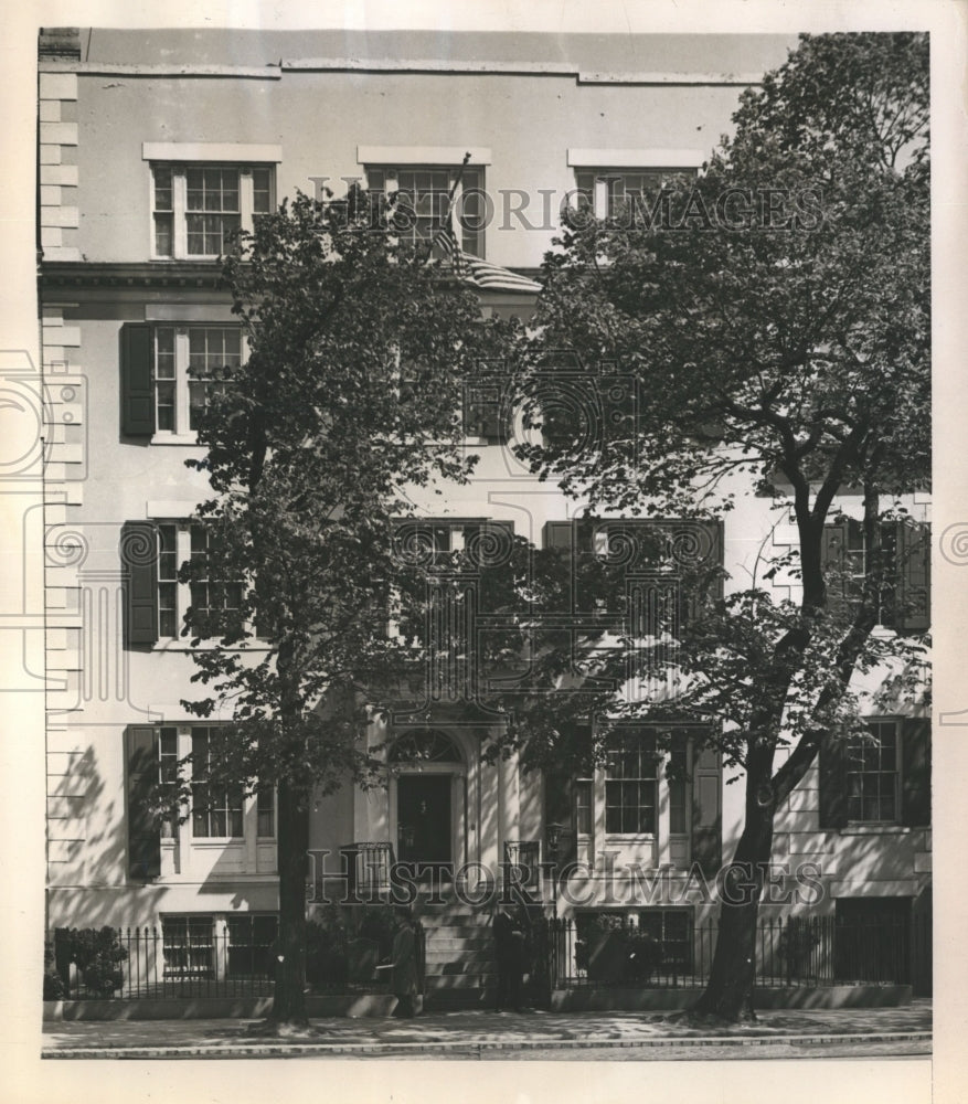 1948 Press Photo Blair House, Occupied by President Truman and Family