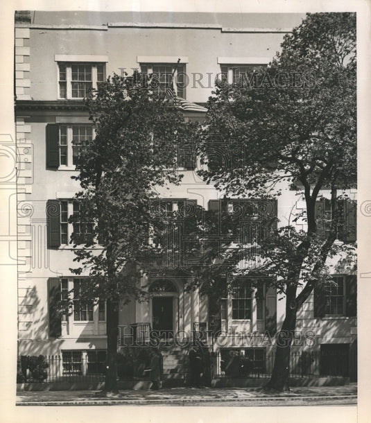 1948 Press Photo Blair House, Occupied by President Truman and Family