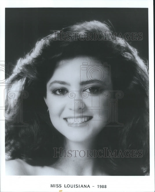1988 Press Photo Valerie Brosset, Miss Louisiana - nox08276