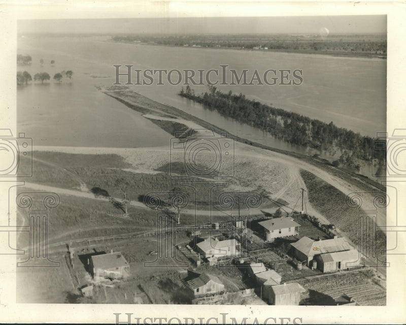 Load image into Gallery viewer, 1939 Press Photo Aerial View of Bonnet Carre Spillway - nox08480
