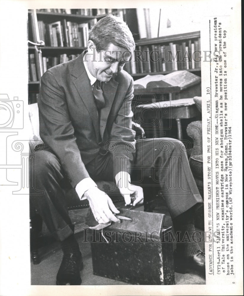 1964 Press Photo School - Yale University&#39;s New President Kingman Brewster Jr.