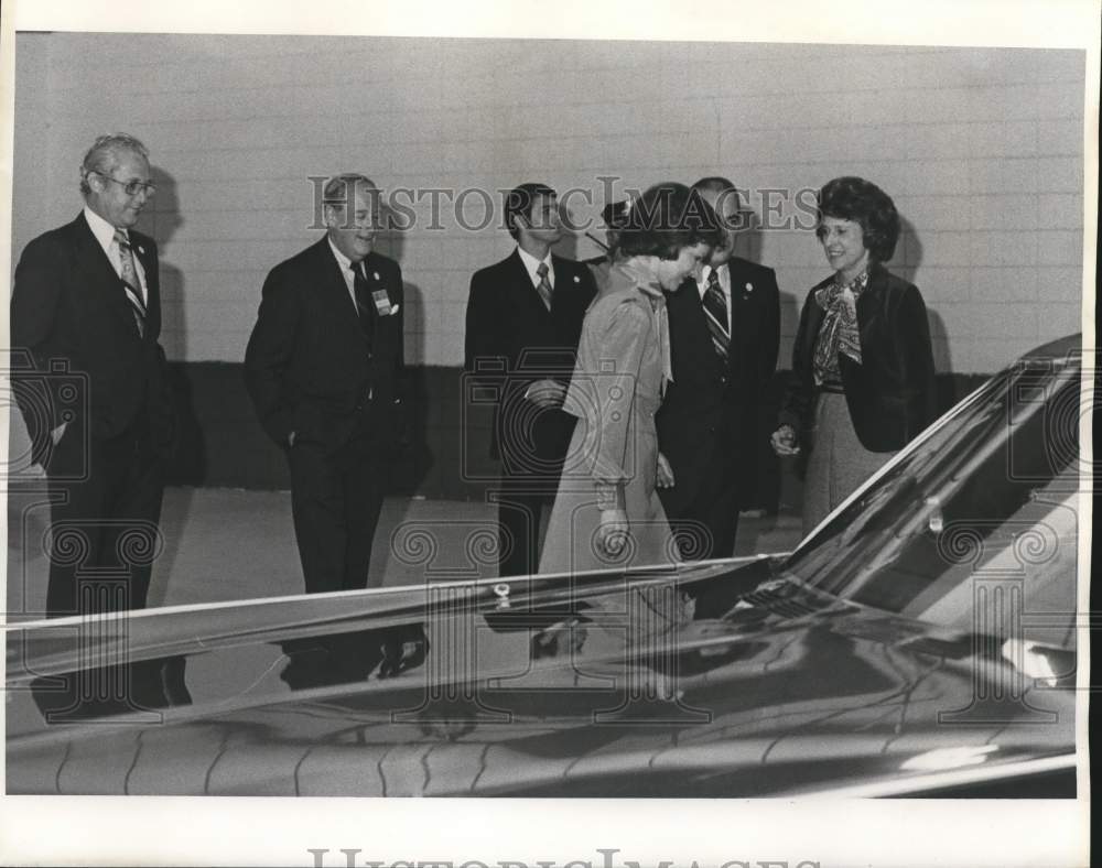 1977 Press Photo First Lady Rosalynn Carter in New Orleans - nox08907- Historic Images