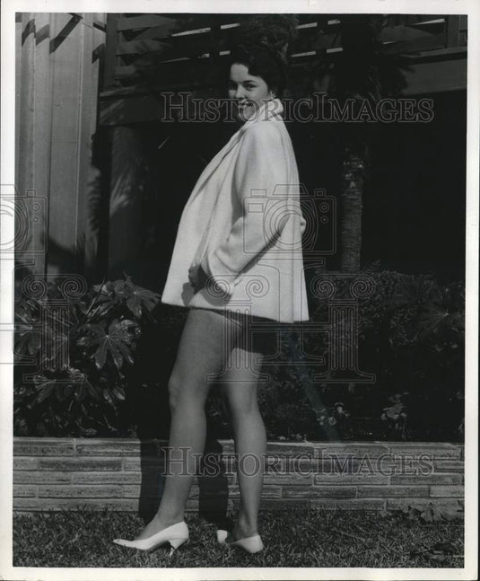 1958 Press Photo Claire Castille, "Miss Personality" winner "Miss Capitol City"- Historic Images