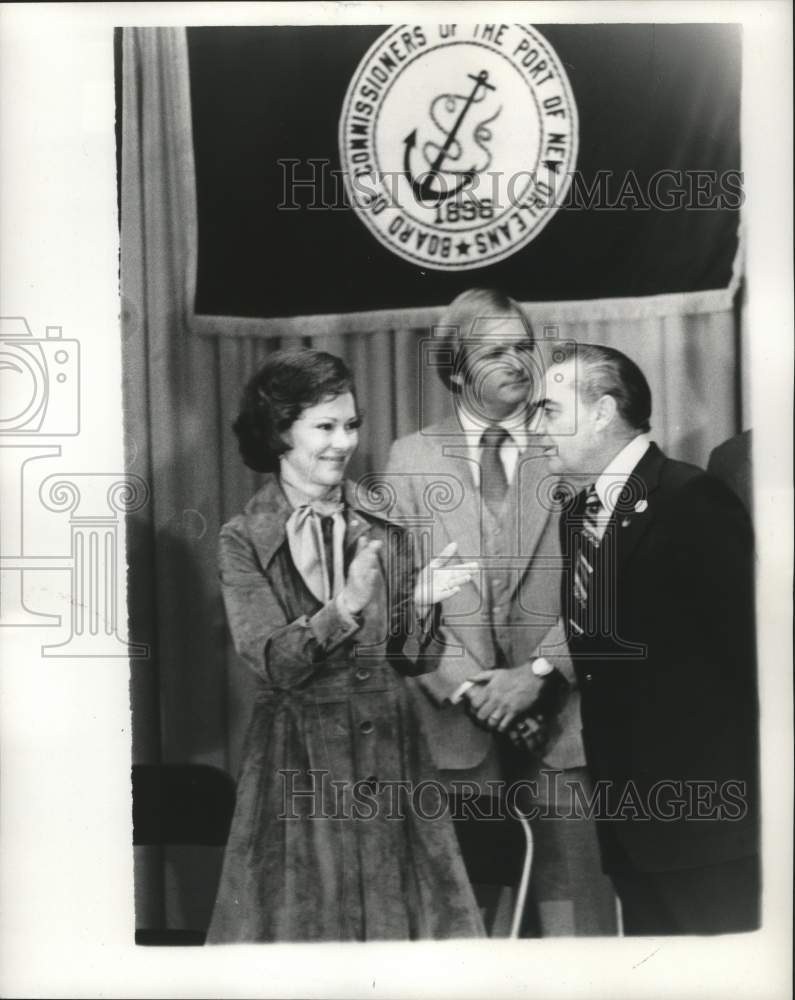 1977 Press Photo First Lady Rosalynn Carter in New Orleans - nox09609- Historic Images