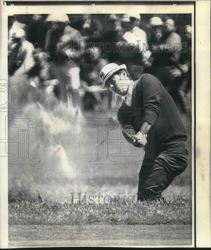 Load image into Gallery viewer, 1972 Press Photo Golfer Homero Blancas on the 12th hole at Pebble Beach, Calif.

