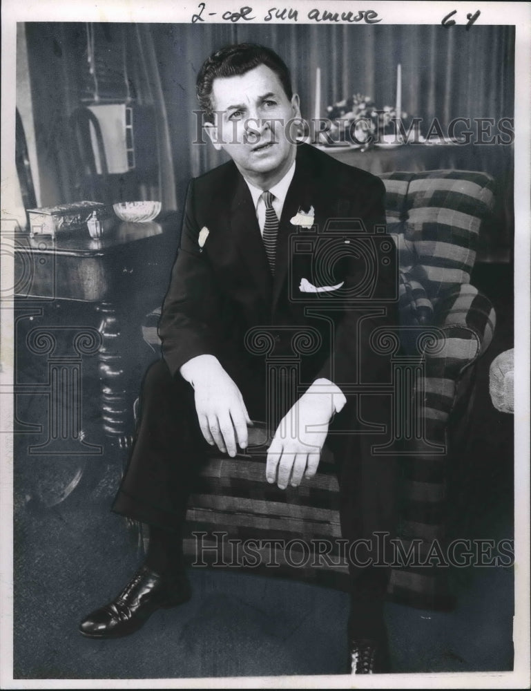 Load image into Gallery viewer, 1966 Press Photo "The Odd Couple" - Eddie Bracken, Actor - nox10511
