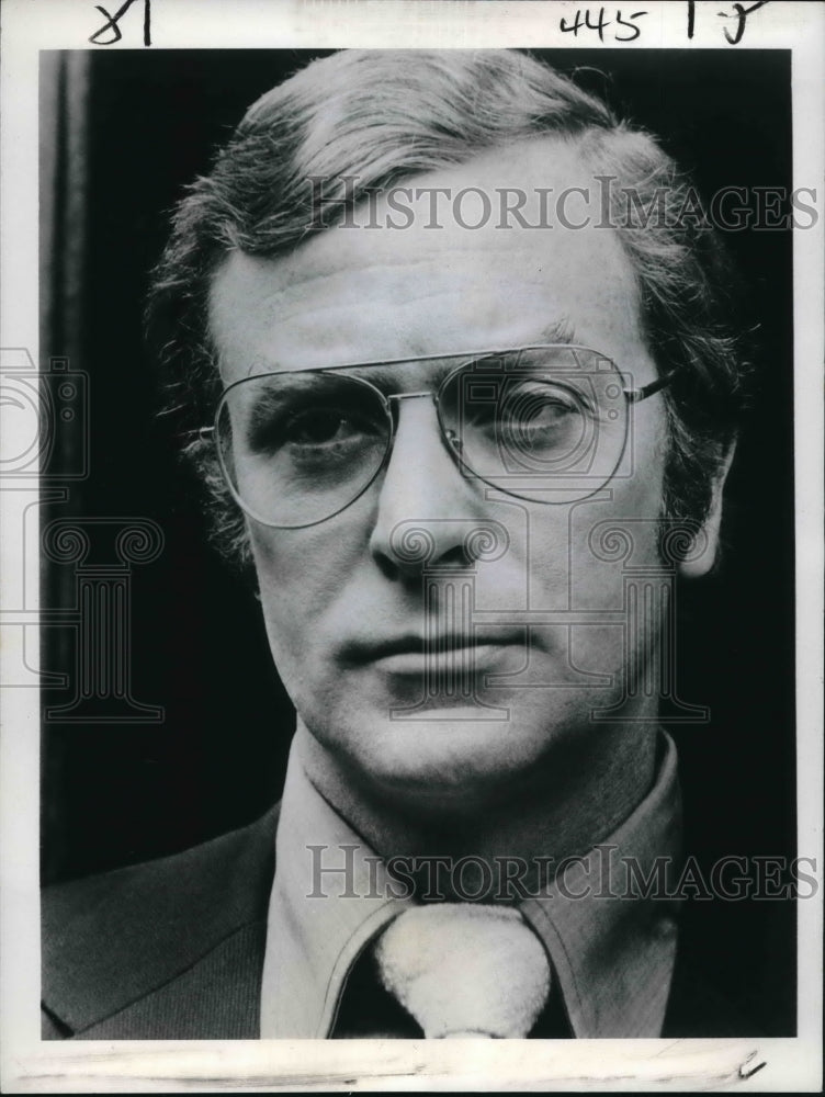 1978 Press Photo Michael Caine as British Secret Agent in "The Black Windmill"