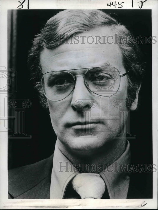 1978 Press Photo Michael Caine as British Secret Agent in "The Black Windmill"