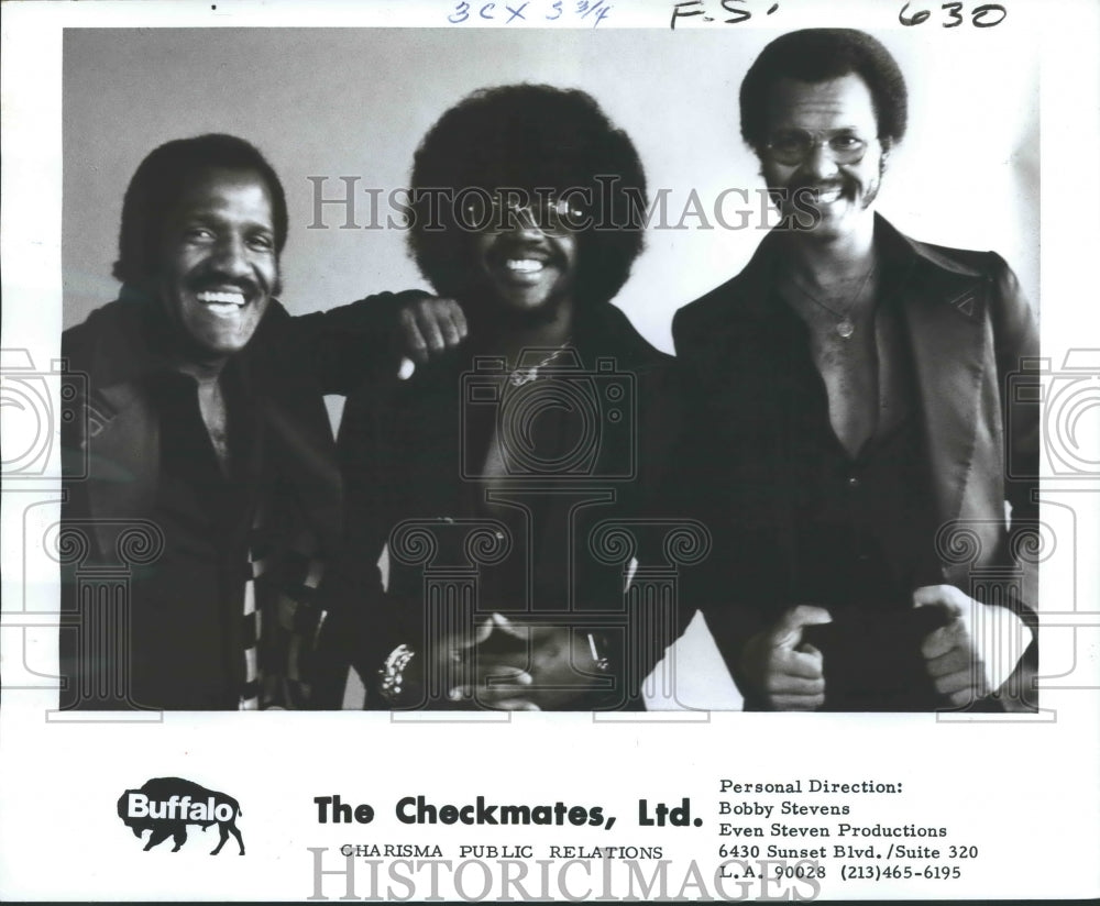 1973 Press Photo Singers - The Checkmates Ltd, a Soul Group - nox10896