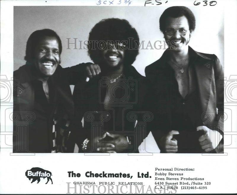 Load image into Gallery viewer, 1973 Press Photo Singers - The Checkmates Ltd, a Soul Group - nox10896
