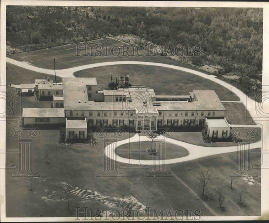 1961 Press Photo Aerial view of Cenacle House of Retreat for Women - nox11098