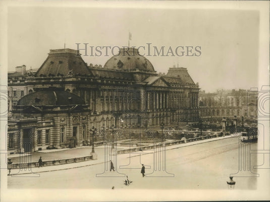 1929 Press Photo Royal Palace in Brussels, Belgium - nox11293