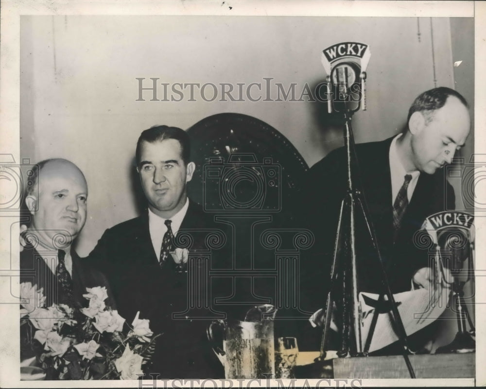 1939 Press Photo Political Leaders of Kentucky at Ceremony - nox11426