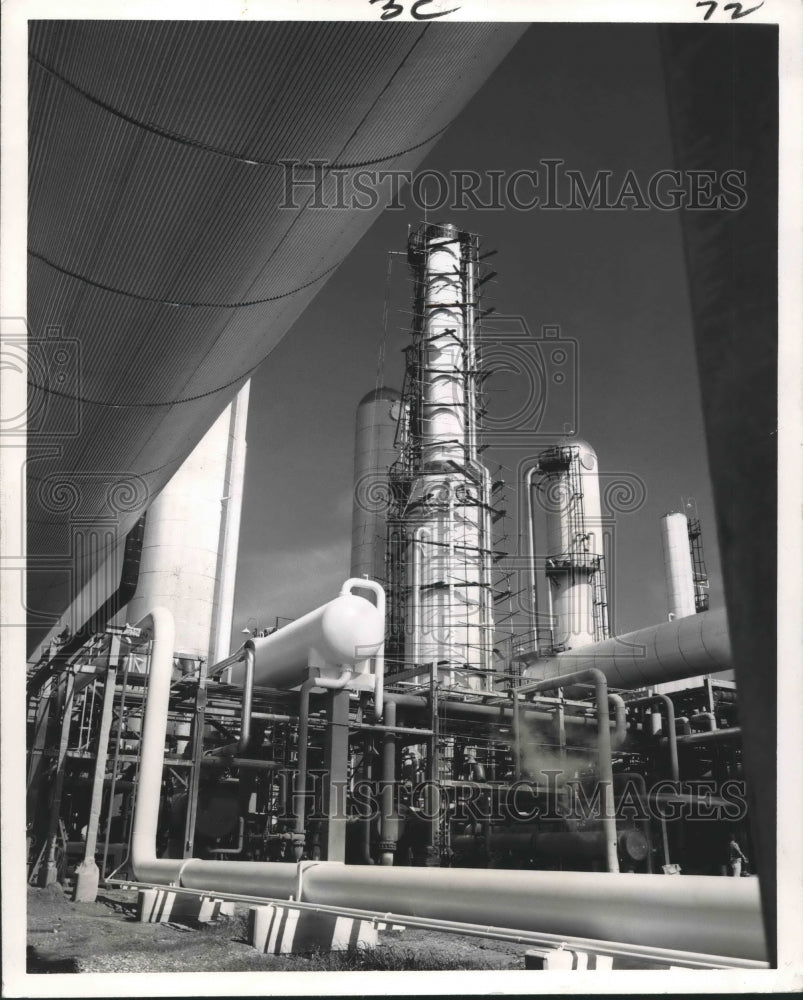 1966 Press Photo Gas - Continental Oil Company at Grand Chenier, Louisiana
