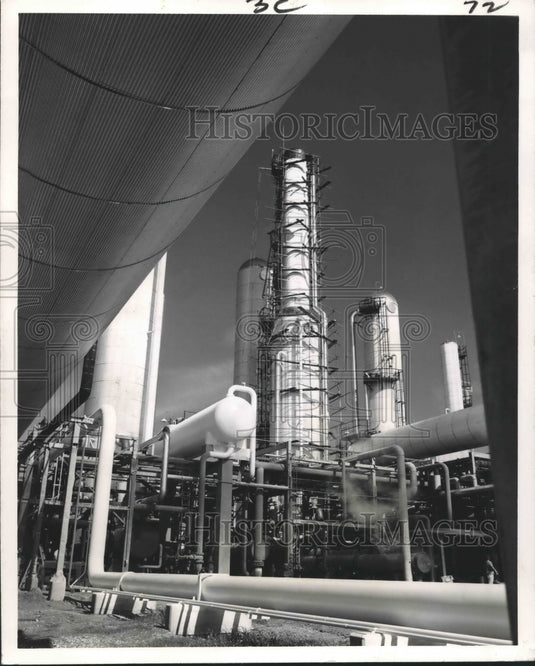1966 Press Photo Gas - Continental Oil Company at Grand Chenier, Louisiana