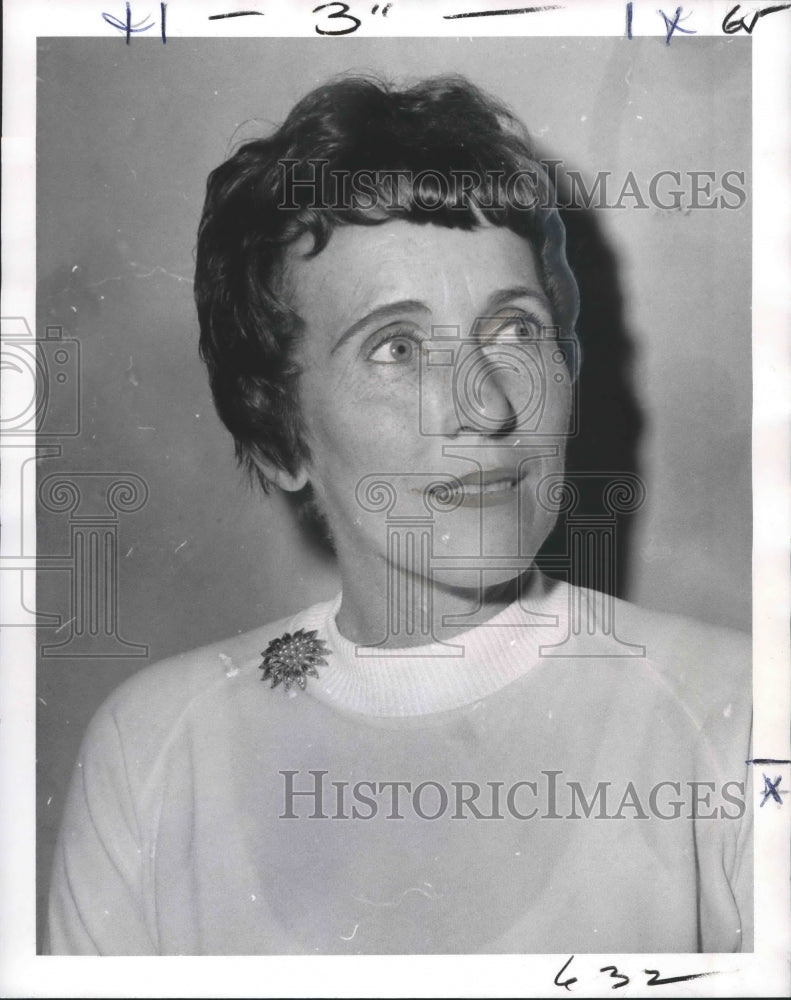 1974 Press Photo The Reverend Elizabeth Burrows, Top-Ranking Seer - nox11617
