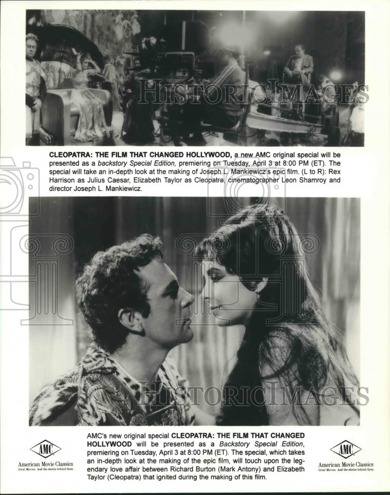 2001 Press Photo Actor Scenes from Cleopatra: The Film That Changed Hollywood- Historic Images