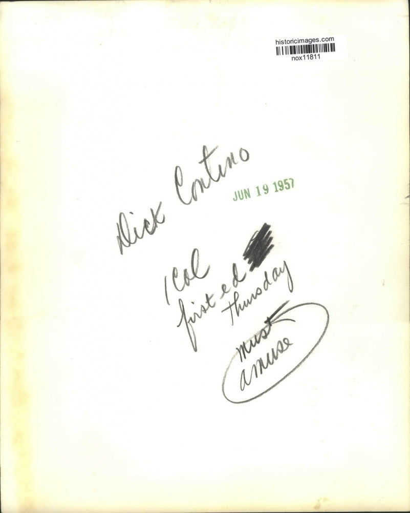 1957 Press Photo Dick Contino, Musician