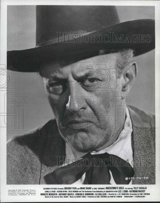 1969 Press Photo Actor Lee J. Cobb in Mackenna's Gold