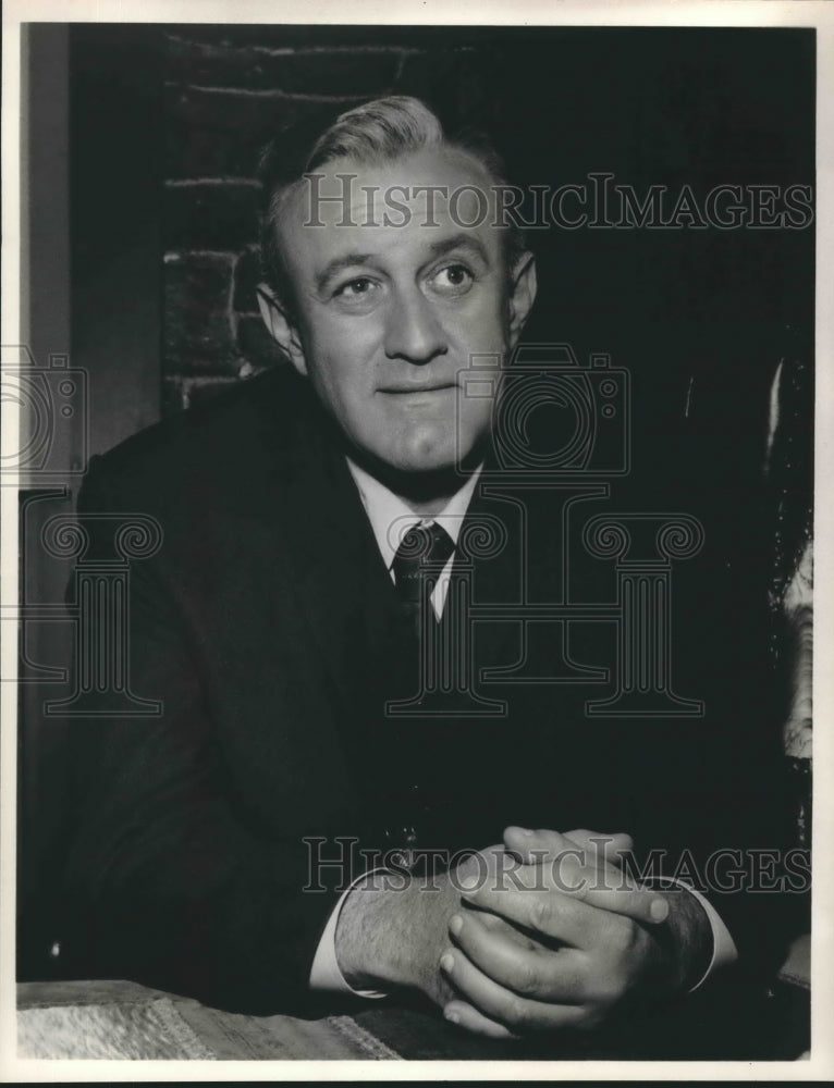 1962 Press Photo Lee J. Cobb, star of "The Virginian," on NBC Television Network
