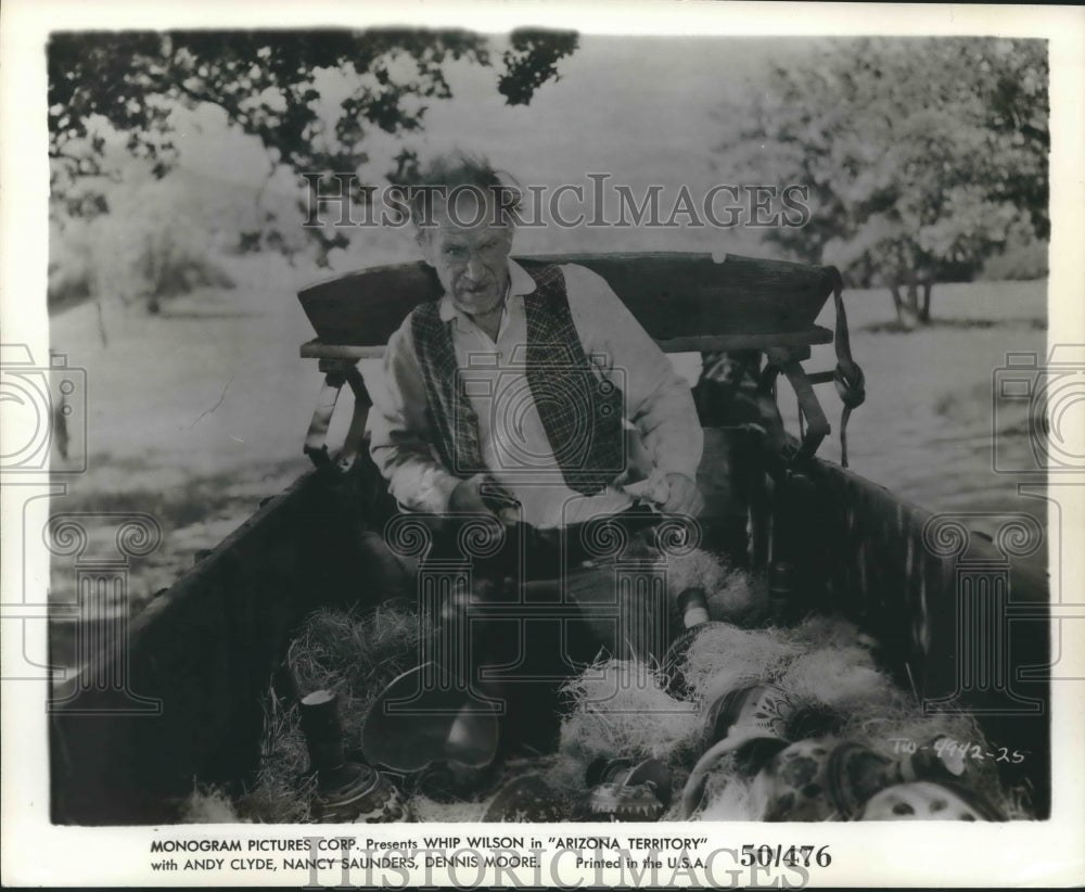 1953 Press Photo &quot;Arizona Territory&quot; - Andy Clyde, Monogram Pictures Corporation- Historic Images